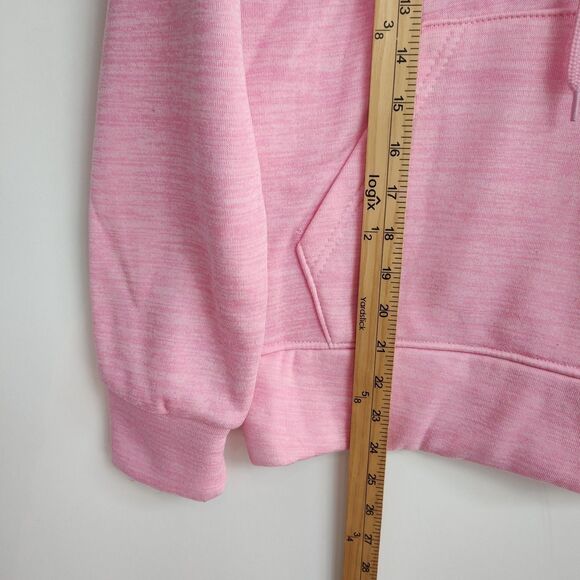 Mossy Oak Hoodie Sweatshirt Women's S Pink Large Flag Logo Pullover Pockets - Picture 6 of 10